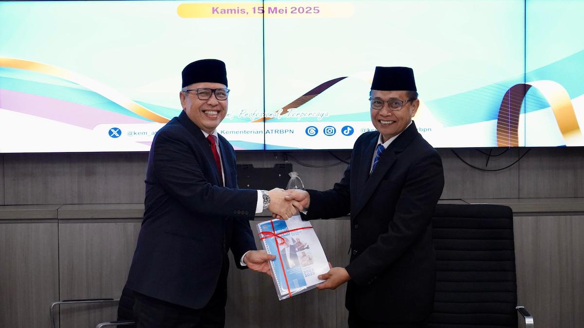 Serah terima jabatan Sekjend Kementerian ATR/BPN. (dok. ATR/BPN)