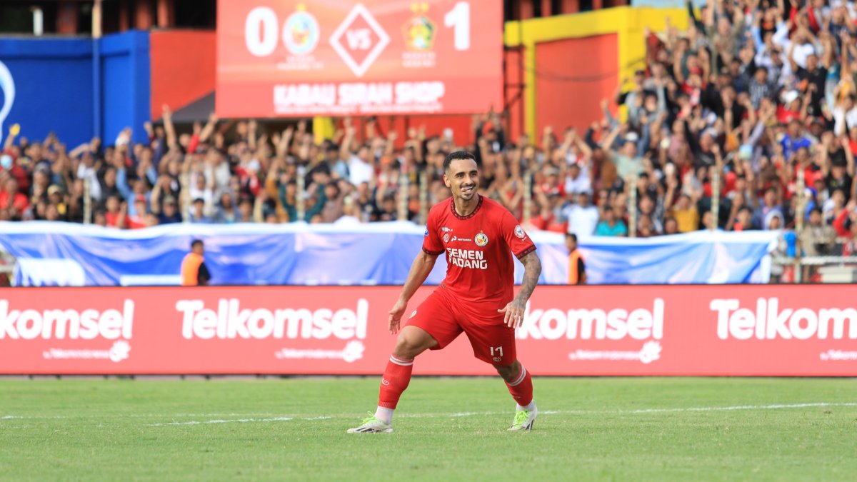 Striker Semen Padang FC Bruno Gomes. (dok. MO SPFC)