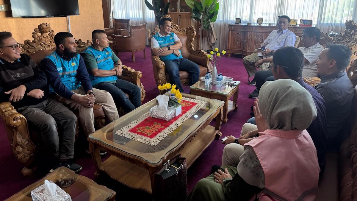 PLN UP3 Bukittinggi lakukan kunjungan ke Kampus IPDN di Agam. (dok. Humas PLN)