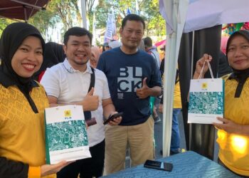 PLN UP3 Padang ikut meriahkan acara marandang 1000 kg. (dok. istimewa)