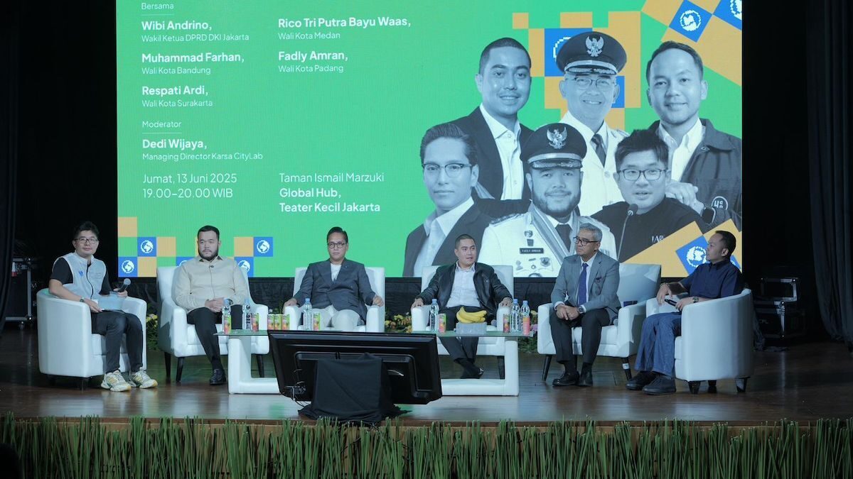 Wako Fadly Amran jadi pembicara di iven Jakarta Future Festival 2025. (dok. Prokopim)