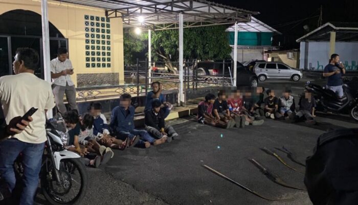 Polisi Tangkap 13 Anggota Geng Motor Matador di Pasbar, Didominasi Pelajar