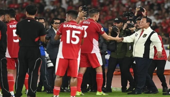 Presiden Prabowo Berpeluang Tonton Langsung Laga Indonesia vs China di GBK Malam Ini
