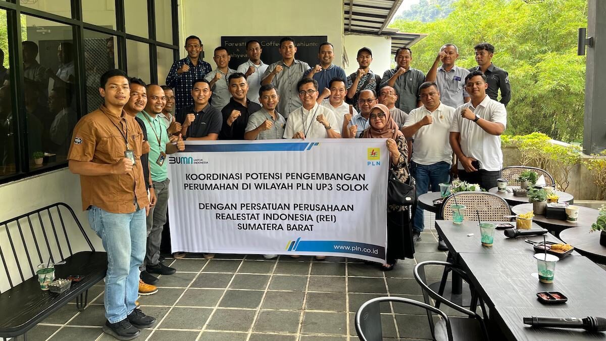 Kolaborasi PLN UP3 Solok dengan DPD REI Sumbar. (dok. istimewa)