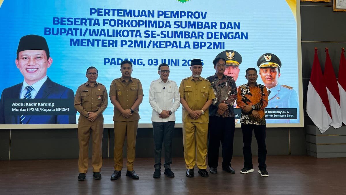 Kunjungan Menteri P2MI ke Sumbar. (dok. adpsb)