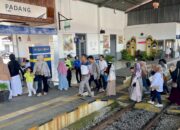 KAI Sumbar Berangkatkan 30 Ribu Lebih Penumpang Selama Libur Kenaikan Isa Al-Masih
