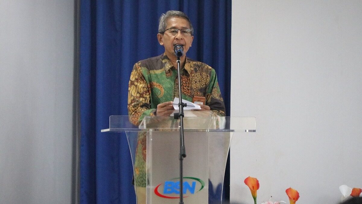 Deputi Pengembangan Standar BSN, Hendro Kusumo, di Jakarta, Jumat (18/7/2025). (Foto Istimewa/Humas BSN)