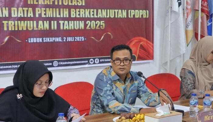 Data Pemilih Pasaman Diperbarui, KPU: Ada 2.396 Pemilih Baru