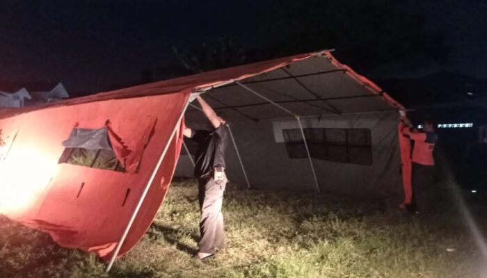 56 Warga Kehilangan Rumah akibat Kebakaran, BPBD Dirikan Tenda Darurat di Padang