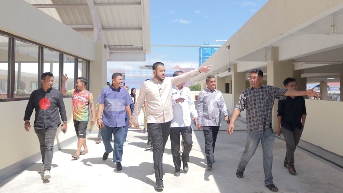 Wako Fadly Amran tidak Pasar Raya Fase VII, Jumat. (dok. Prokopim)