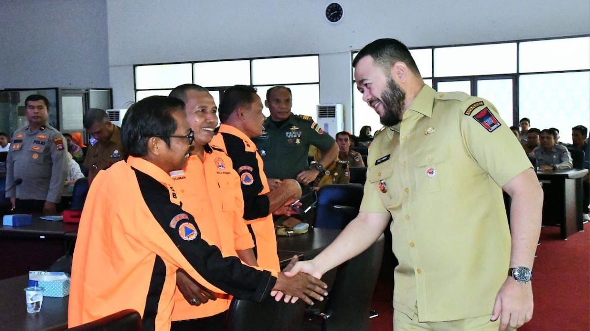Wako Fadly Amran hadiri di pencanangan kelurahan tangguh bencana. (dok. Prokopim)