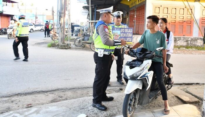 Operasi Patuh Toba 2025: Satlantas Polres Nias Intensifkan Edukasi Lalu Lintas