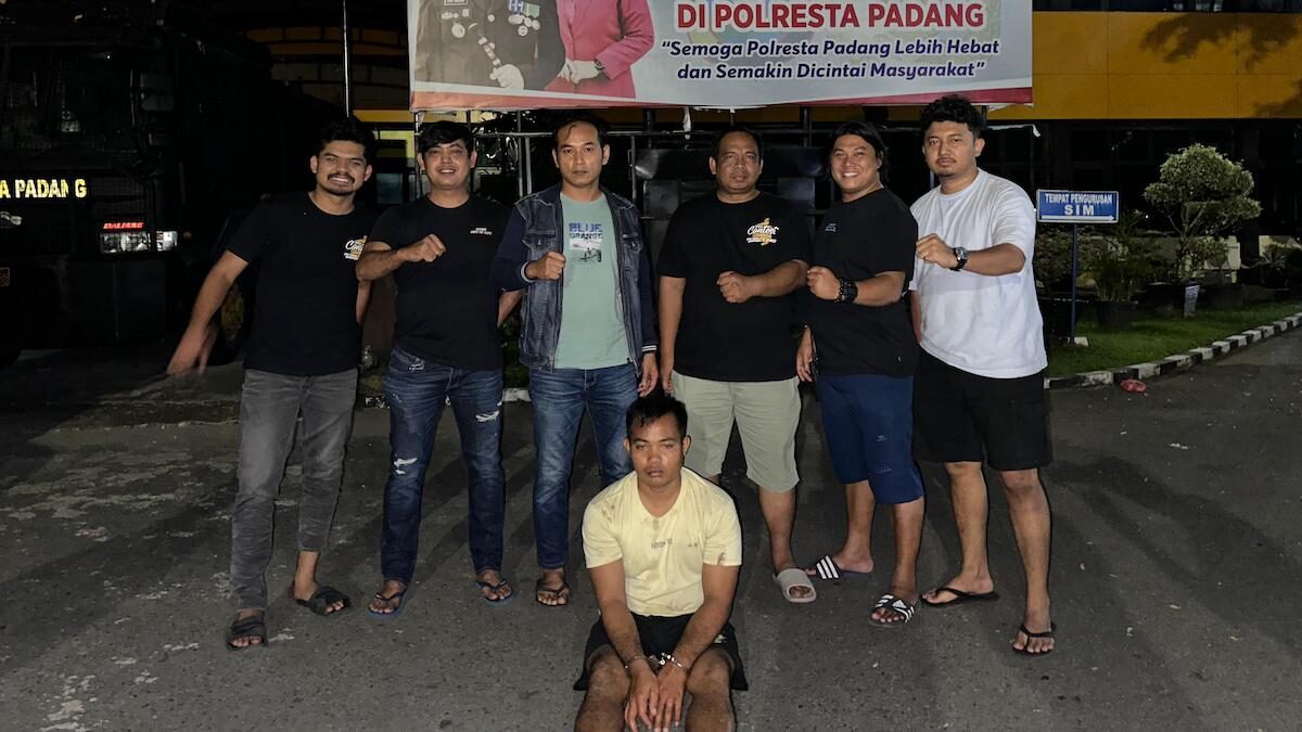 Pelaku curanmor diciduk Tim Klewang Polresta Padang. (dok. istimewa)