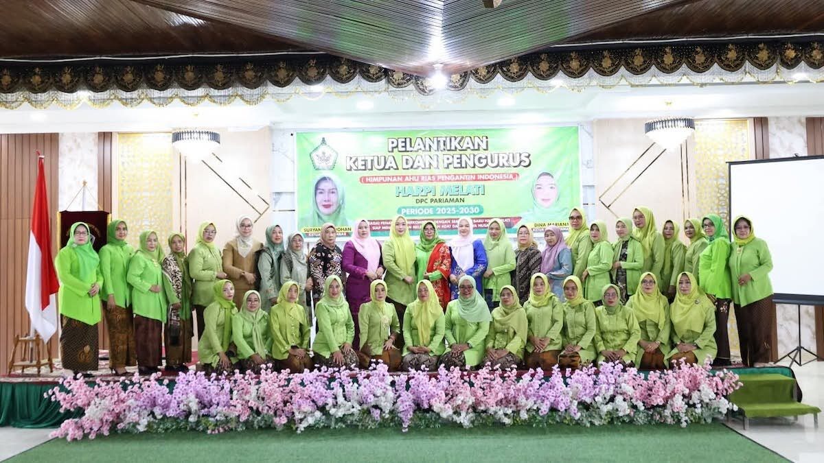 Pelantikan pengurus ahli rias pengantin se-Kota Pariaman. (dok. istimewa)