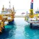Salah satu pengeboran lepas pantai PT Pertamina Hulu Energi Offshore Southeast Sumatera (PHE OSES). (Dok.PT.PHE OSES)