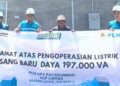 Pengoperasian daya 197 ribu VA di Tanah Datar. (dok. Humas)
