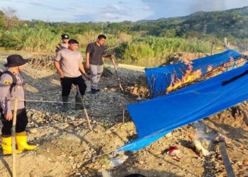 Polda Sumbar Razia Tambang Emas Ilegal Serentak di Tiga Kabupaten