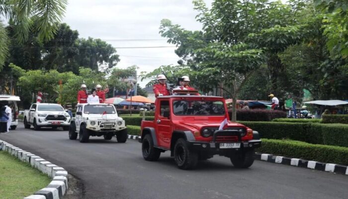 Jelang Upacara, Kirab Merah Putih jadi Pembuka Peringatan HUT RI di Agam