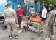 Satpol PP Gandeng PLN UID Sumbar Tertibkan PKL Sekitar Gardu Listrik