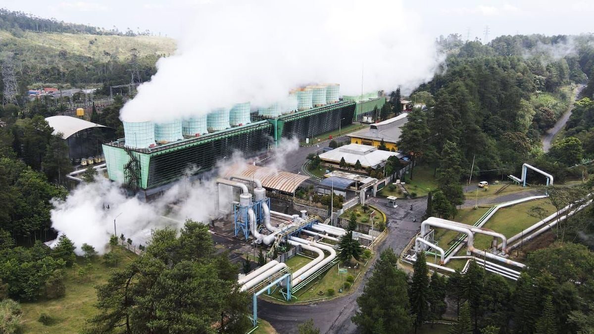 Pembangkit Listrik Tenaga Panas Bumi (PLTP) Kamojang dengan kapasitas 140 MW yang berlokasi di Kabupaten Bandung, Jawa Barat. (dok. PLN)