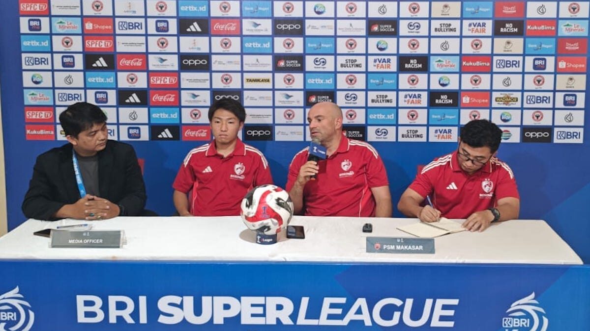 Prematch press conference Semen Padang FC vs PSM. (dok. radarsumbar)