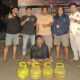 Tim Klewang Polresta Padang tangkap pencuri tabung gas. (dok. istimewa)