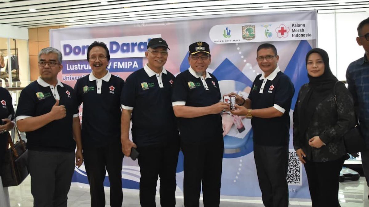 Wawako Maigus Nasir hadir di Lustrum XIV FMIPA Unand. (dok. istimewa)