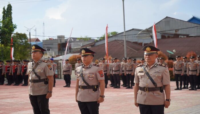Kasatlantas dan Binmas Berganti, Kapolres Nias Selatan Apresiasi Dedikasi Pejabat Lama