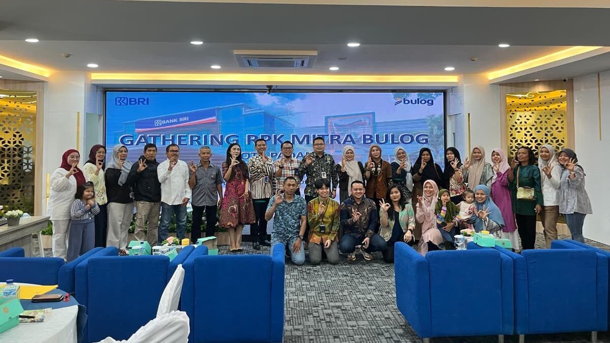Gathering RPK Mitra Bulog dengan BRI RO Padang. (dok. istimewa)