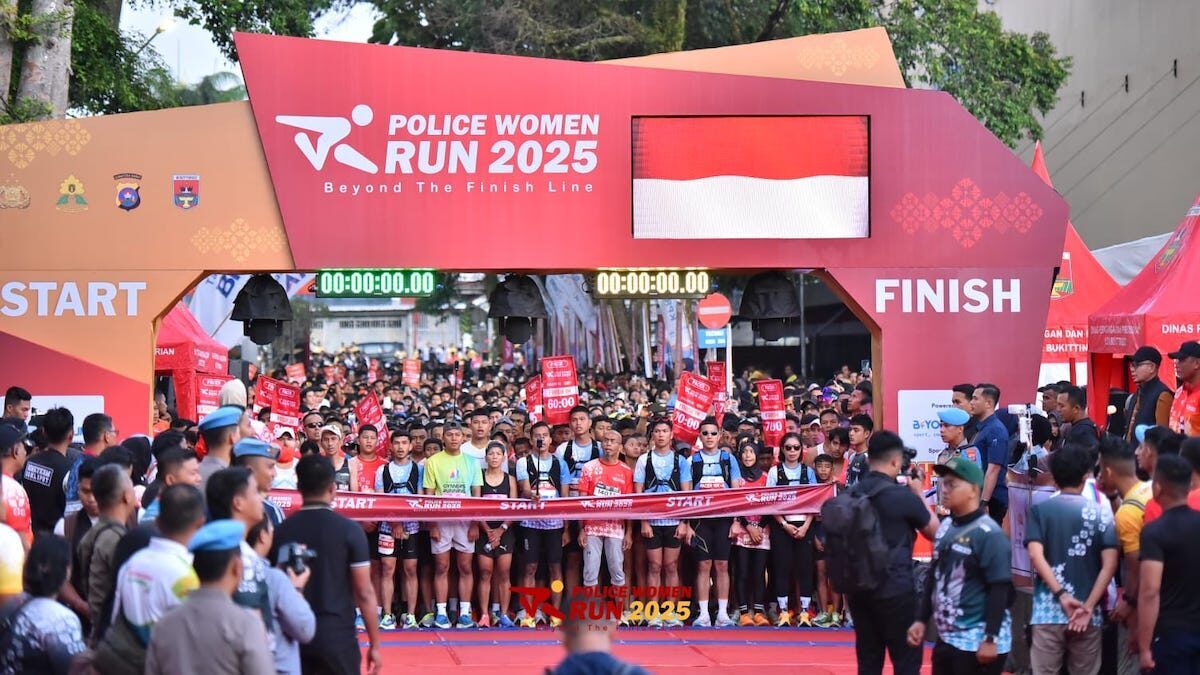 Gelaran Police Women run 2025 di Bukittinggi. (dok. istimewa)