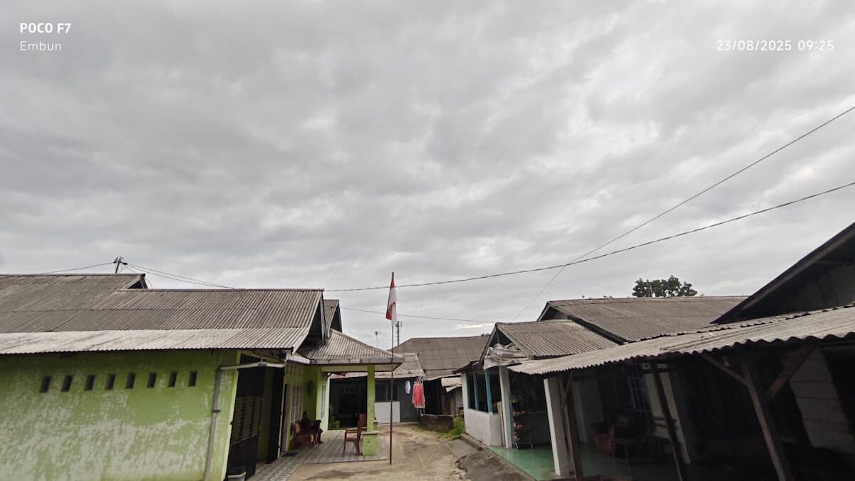 ilustrasi cuaca berawan di Padang. (dok. Radarsumbar)