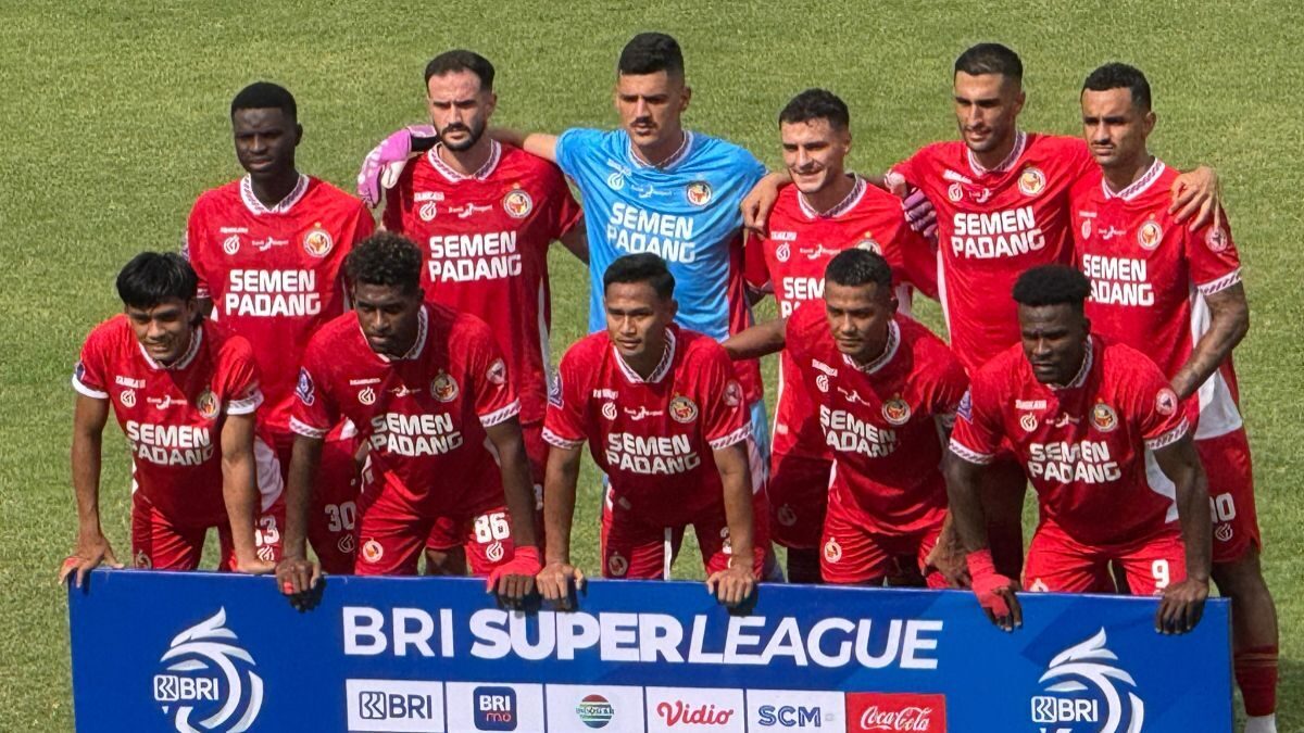 Line up Semen Padang FC kontra Dewa United. (dok. istimewa)