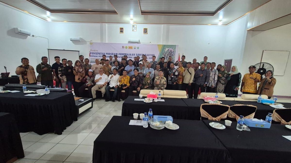 Sosialisasi program sawit rakyat yang digelar PTPN IV Regional 4. (dok. istimewa)