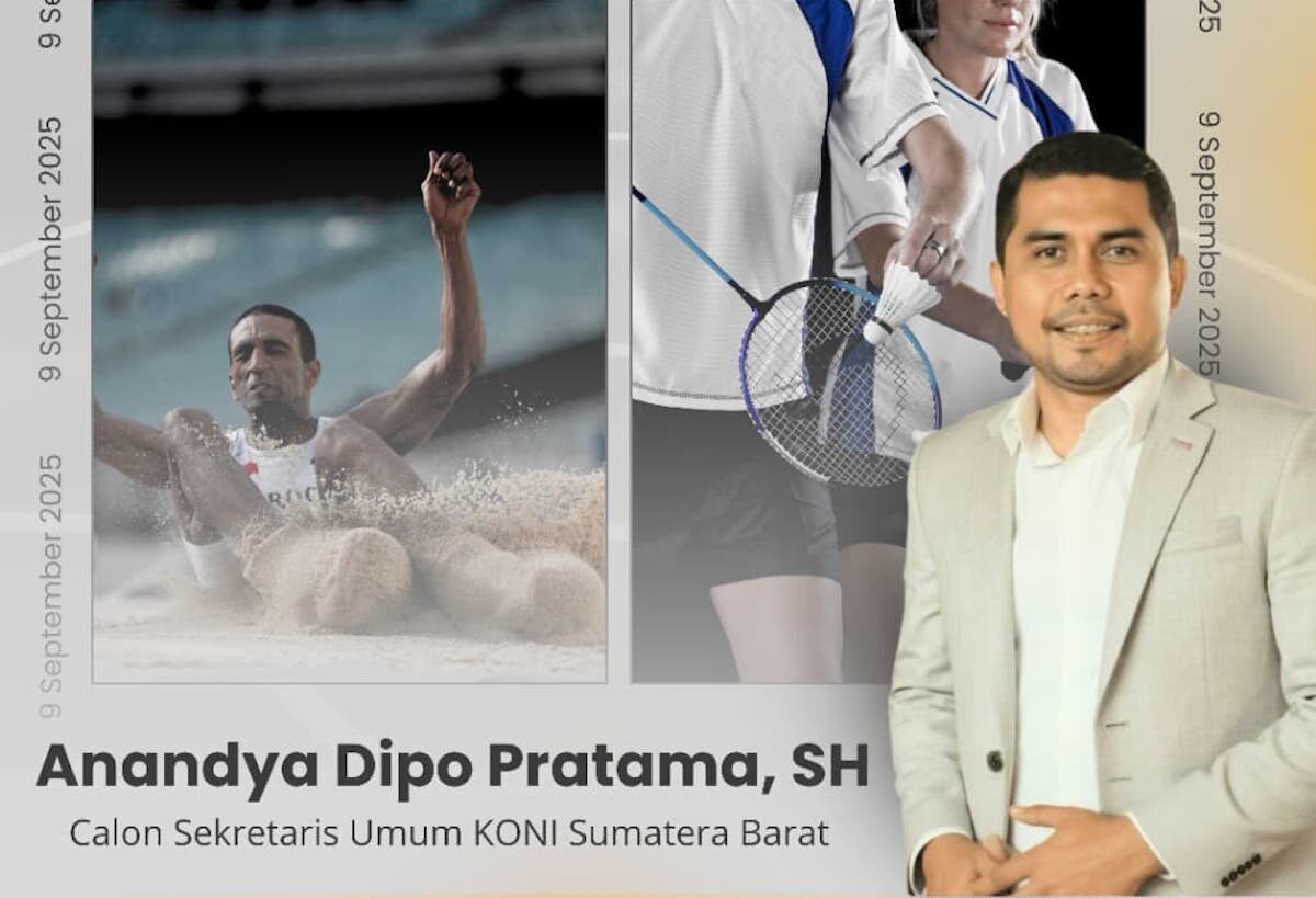Calon Sekretaris Umum KONI Sumbar, Anandya Dipo Pratama. (dok. istimewa)
