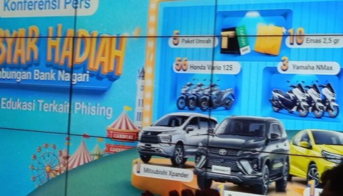 Bank Nagari Gelar Gebyar Undian Sikoci Tahap Dua, Total Hadiah Rp2,9 Miliar