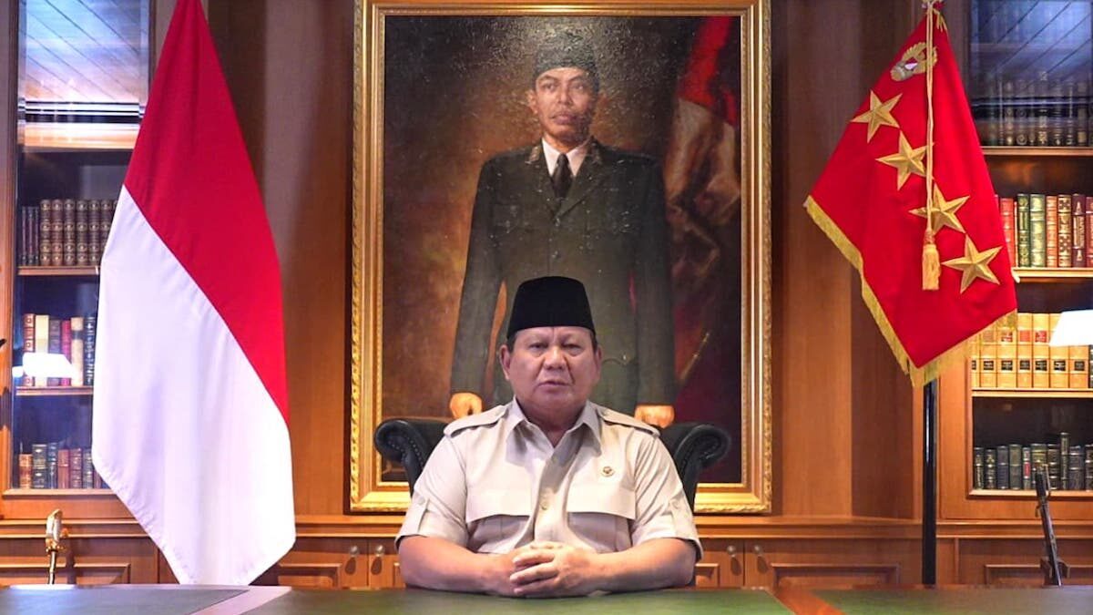 Presiden RI Prabowo Subianto. (dok. PCO RI)