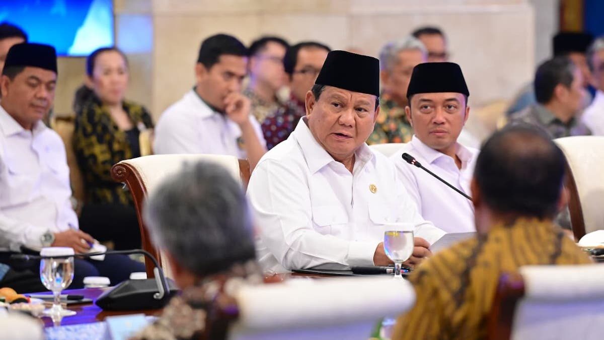 Presiden Prabowo terima aspirasi Serikat Pekerja. (dok. PCO)