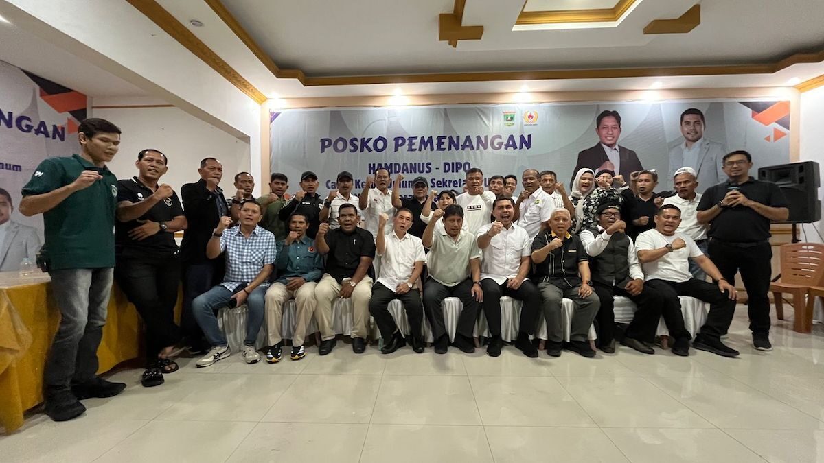 Peresmian posko pemenangan Hamdanus-Dipo dan konsolidasi Pengprov cabor. (dok. istimewa)