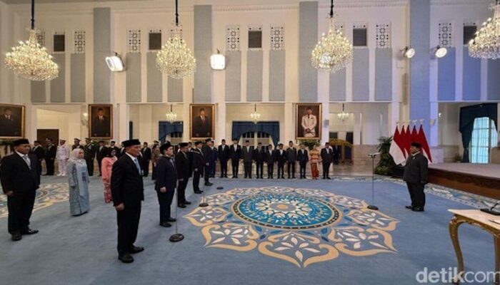 Presiden Prabowo Lantik 11 Pejabat Baru Lengkapi Kabinet Merah Putih