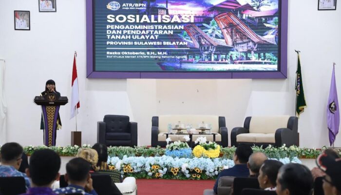 Lindungi Hak Masyarakat Hukum Adat dan Jaga Warisan Leluhur, Kementerian ATR/BPN Sosialisasikan Pendaftaran Tanah Ulayat di Enrekang