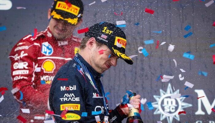 Verstappen Juara GP Amerika Serikat 2025, Norris dan Leclerc Lengkapi Podium
