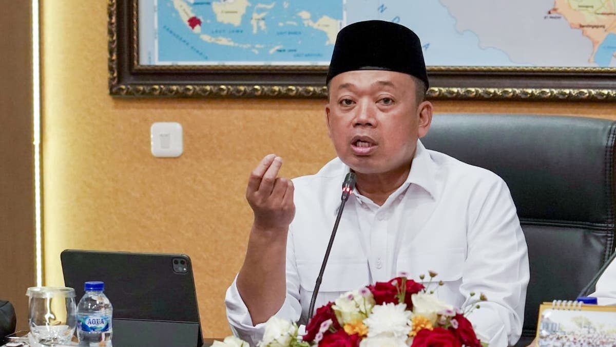 Menteri Nusron di Palembang. (dok. istimewa)