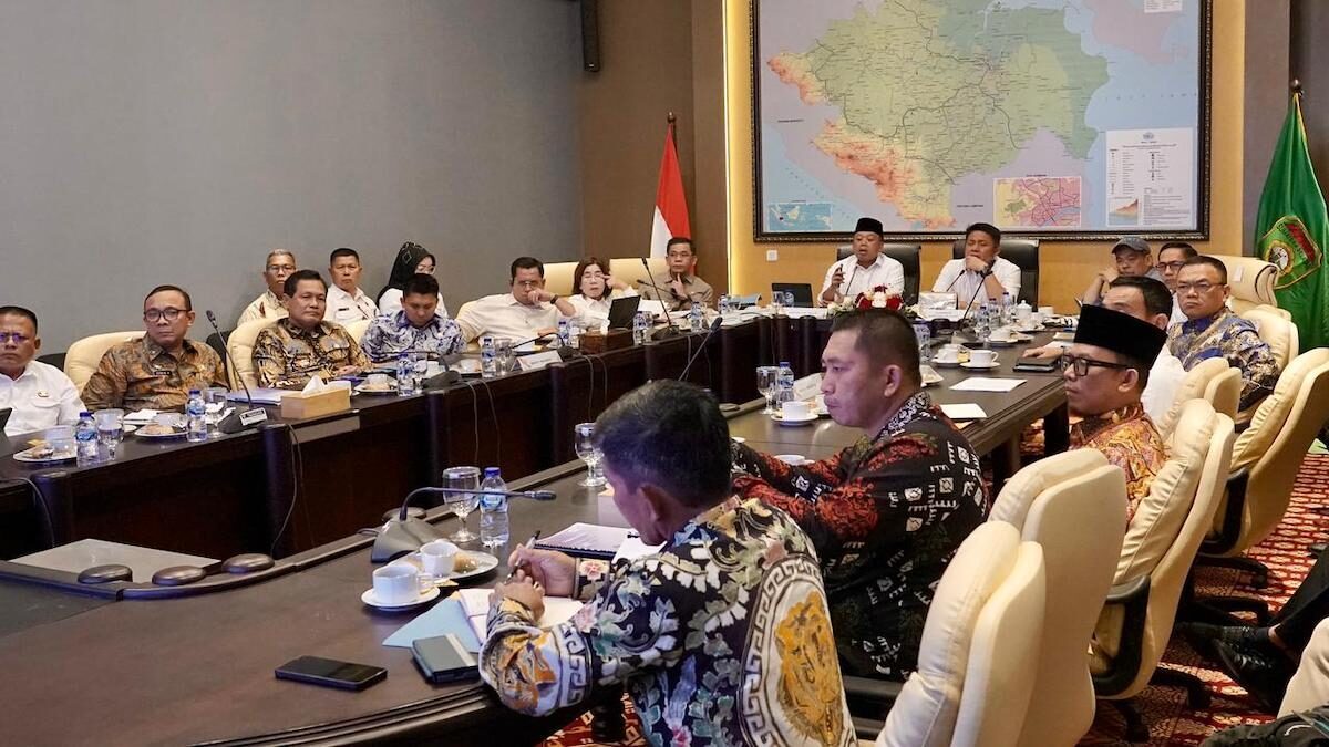 Menteri Nusron saat memberikan arahan terkait pertanahan di Sumatera Selatan. (dok. istimewa)