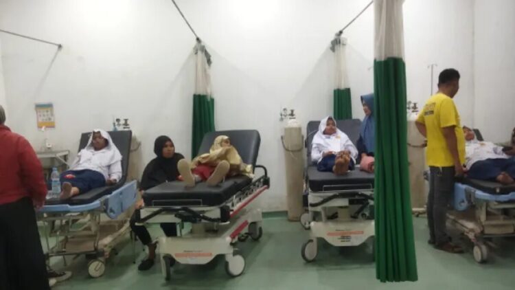 Pelajar keracunan MBG di Padang Panjang. (dok. istimewa)