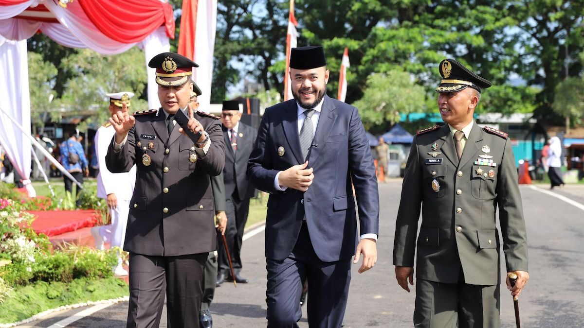 Wako Fadly Amran di upacara peringatan Hari Kesaktian Pancasila. (dok. Prokopim)
