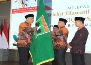 Target Empat Besar, Kafilah STQH Sumbar Dilepas Gubernur Mahyeldi