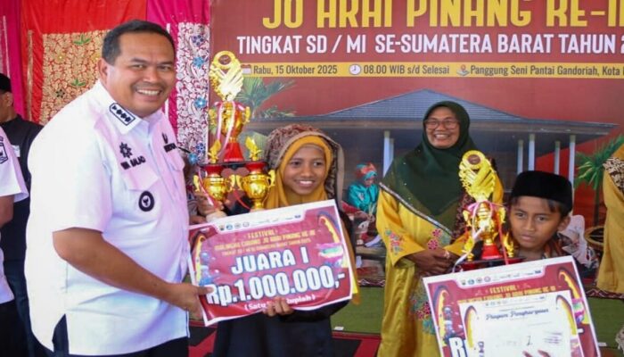 Festival Malingka Carano Sukses Digelar di Pariaman, SDN 05 Tungkal Utara Sabet Juara I