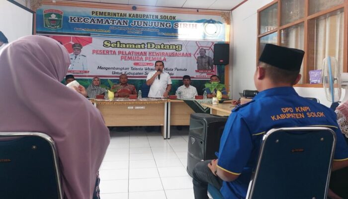 Pemkab Solok Gelar Pelatihan Wirausaha Pemula bagi Anak Muda