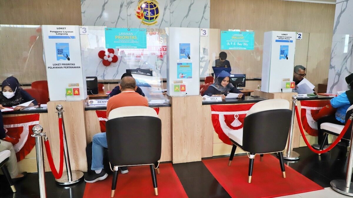 Layanan di Kantor Pertanahan. (dok. istimewa)