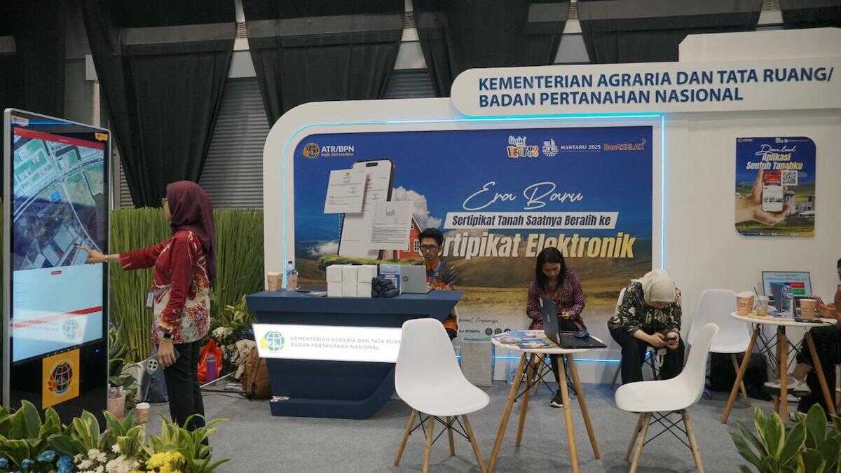 Layanan sertifikat elektronik di Kementerian ATR/BPN. (dok. istimewa)
